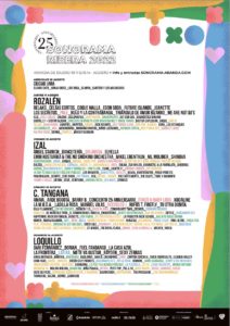 Cartel de Festival Sonorama Ribera 2022. Aranda de Duero