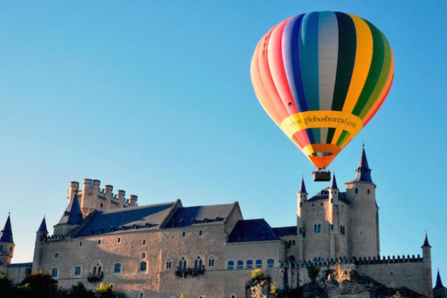 Paseos en Globo en Segovia con cava y desayuno en Segovia