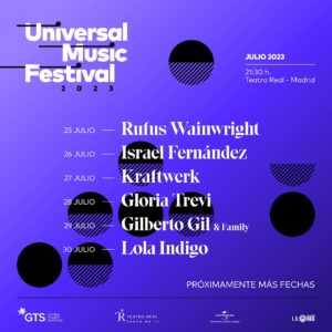 Cartel de Universal Music Festival 2023 en Madrid