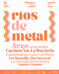 Cartel de Festival Ríos de Metal: Villanueva del Río y Minas – Sevilla