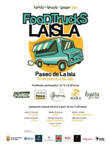 Cartel de Feria de Foodtrucks La Isla, Burgos