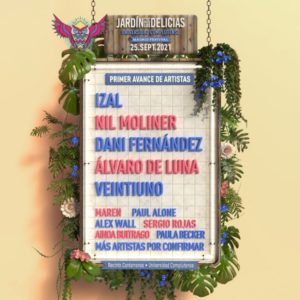 Cartel de Festival Jardín de las Delicias 2021