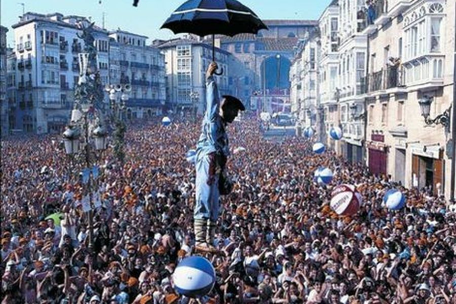 Actos Tradicionales en las Fiestas de la Virgen Blanca 2022. Vitoria-Gasteiz