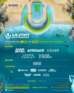 Cartel de Ultra Music Festival 2022. Costa del Sol, Málaga